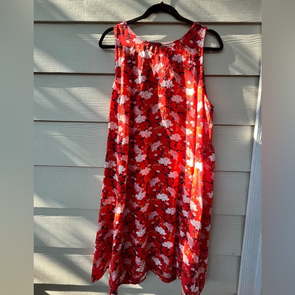 XL old navy marigold print swing dress - Picture 6 of 8